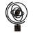 Decorative Circular Statue Sculpture with Metal Ring for Tabletop Decor - Modern Geometric Object for Living Room Decoration - 17", Brown-930806382-930806380