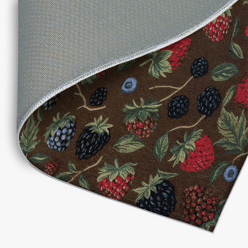 Nature Brown Indoor and Outdoor Area Rug, Rectangle 4' x 6'
