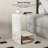 Modern Acrylic End Table With Storage C-Shaped Side Table-834471715