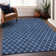 Premium Machine Washable Prisco Navy Rug