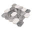 Carreau de mosaïque de mur et de plancher en mosaïque blanche Calacatta de 13 pi x 12 po Toscana Toscana de Toscana (paquet de 5, 5,59 pieds carrés / caisse)