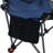 Outdoor Camping Chairs Folding/Portable/Adjustable Reclining Chair(Three-Level Adjustment), Side Pockets & Cup Holder,Carry Bag,Dark Blue