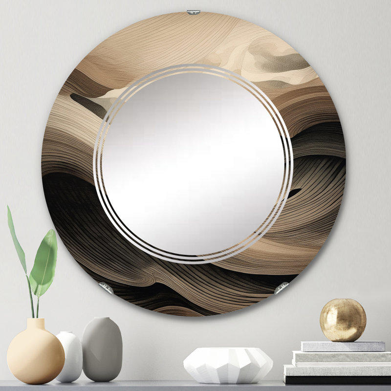 Miroir mural Kelbark, 24 po x 24 po
