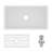 DeerValley 33" L X 18" W Farmhouse Kitchen Sink, Concrete Apron-Front Deep Single Bowl Kitchen Sink with Stainless Steel Bottom Grid and Basket Strainer-99476699