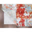 Tapis noué à la main en laine et soie à motif mosaïque corail et gris 10 pi 0 po x 13 pi 10 po