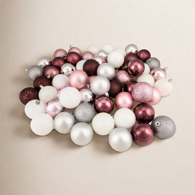 Shatterproof Christmas Ball Ornaments 2.5" (60mm)