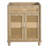 Bathroom Vanity With Handwoven Rattan Doors