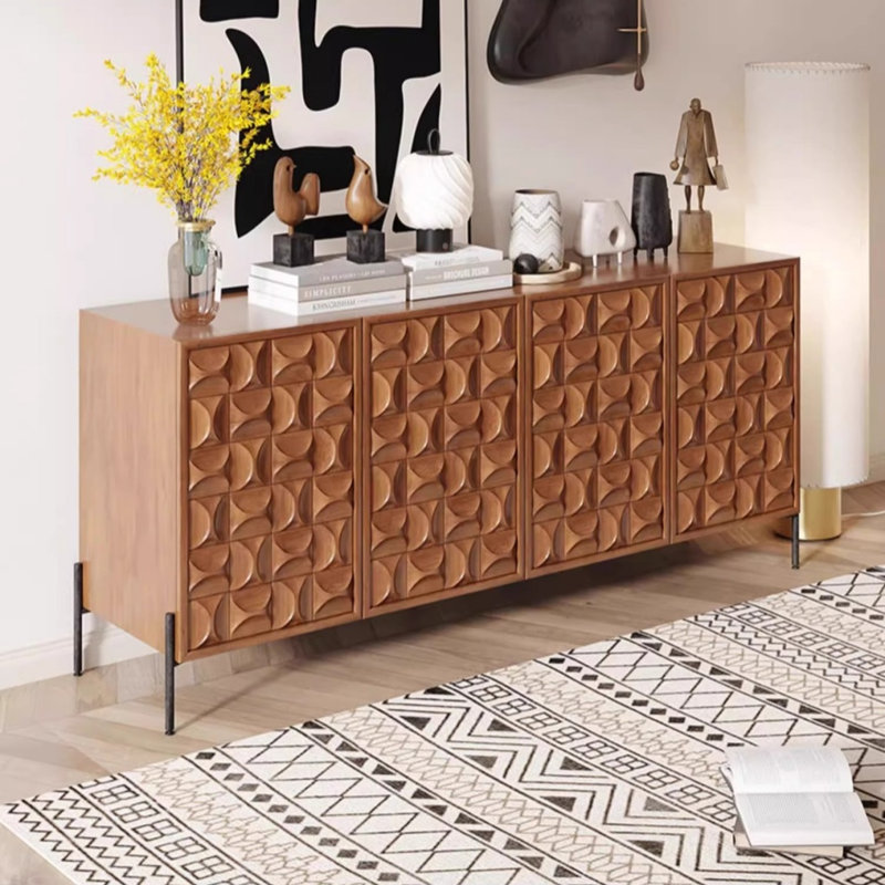Buffet luxueux de style italien, H 33,46 po x l 70,87 po x P 15,75 po