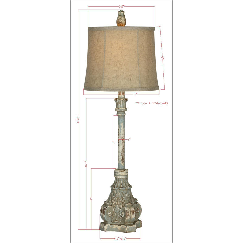 Donelson Resin Table Lamp