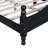  Wood Platform Bed Frame,Retro Style Platform Bed With Wooden Slat Support (Bed)-753707061-753707062