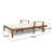 Patio Double Chaise Lounge With Cushion-389457468