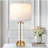23'' Modern Glass Table Lamp Set with 3-Way Touch Control and USB A&C-671013005