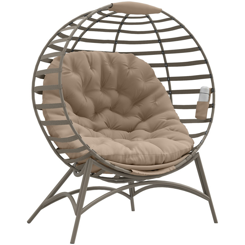 Henegar Steel Outdoor Lounge Chair