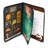 Yescom 30 Pack 8.5"X14" Menu Cover 3 Pages 6 Views Black Triple Book Style Cafe Restaurant Folder-55821767-55821766