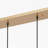 Abner Metal Pendant with Bark-Textured Glass Shades-1188212124