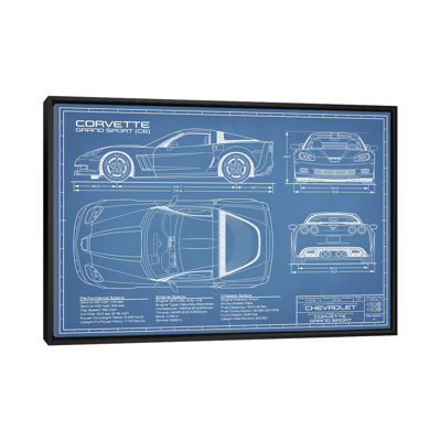 Corvette (C6) Grand Sport Blueprint - dessin