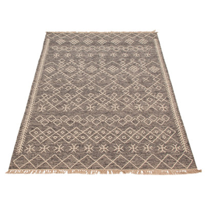 Marrakech Grey Kilim 5'1" x 8'0"