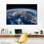 Earth Space View - Impression sur toile tendue-92279538
