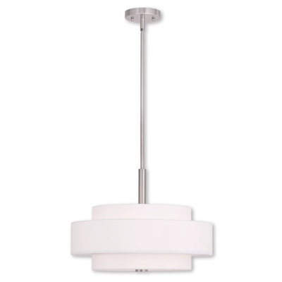 Flaire 5 - Light Shaded Drum Chandelier