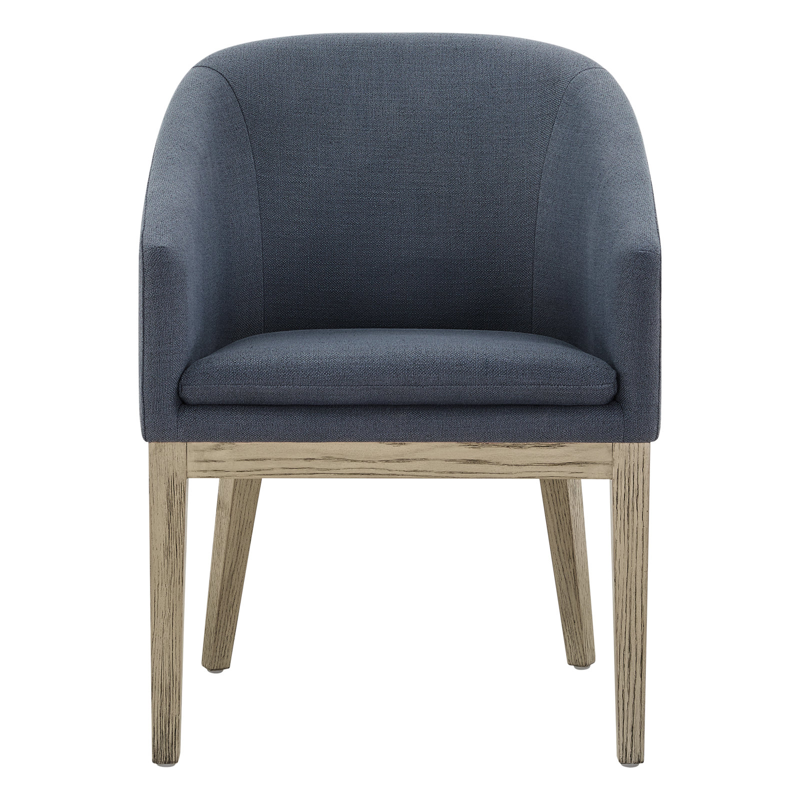 Bethea Dining Armchair, Performance Linen Effie Indigo