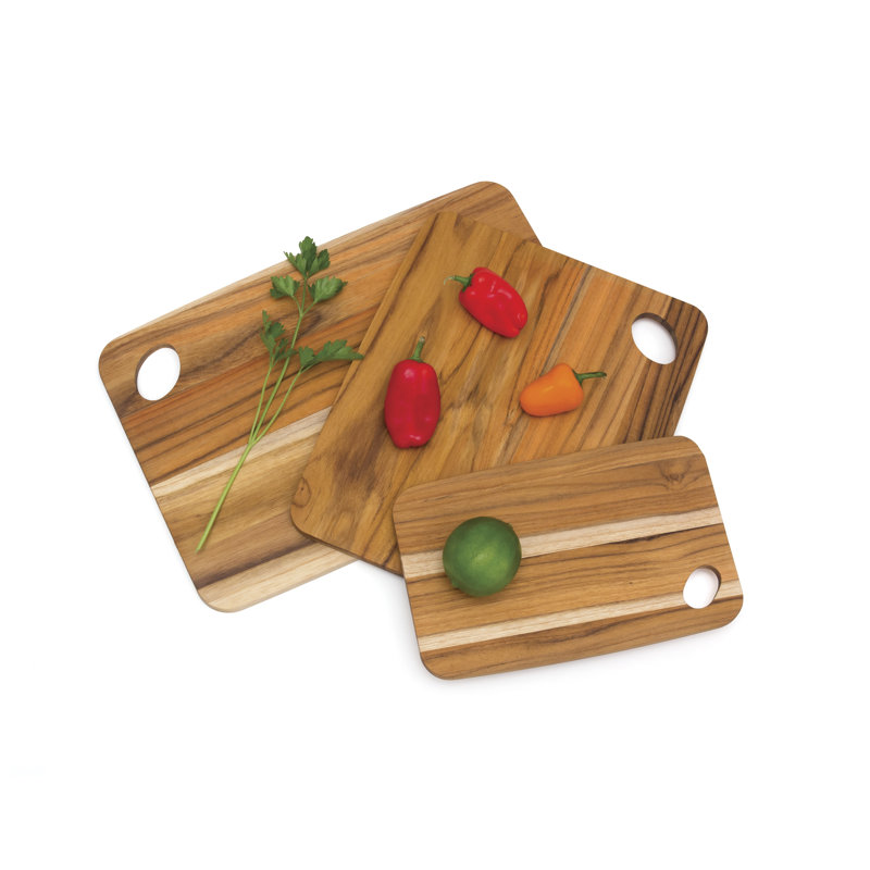 Teak Cutting Boards, Set Of 3