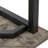 Janautica Triangle End Side Tables Corner Computer Desk Table with Steel Frame and Shelves for Small Spaces, Living Room, Kitchen, Bathroom-22167121
