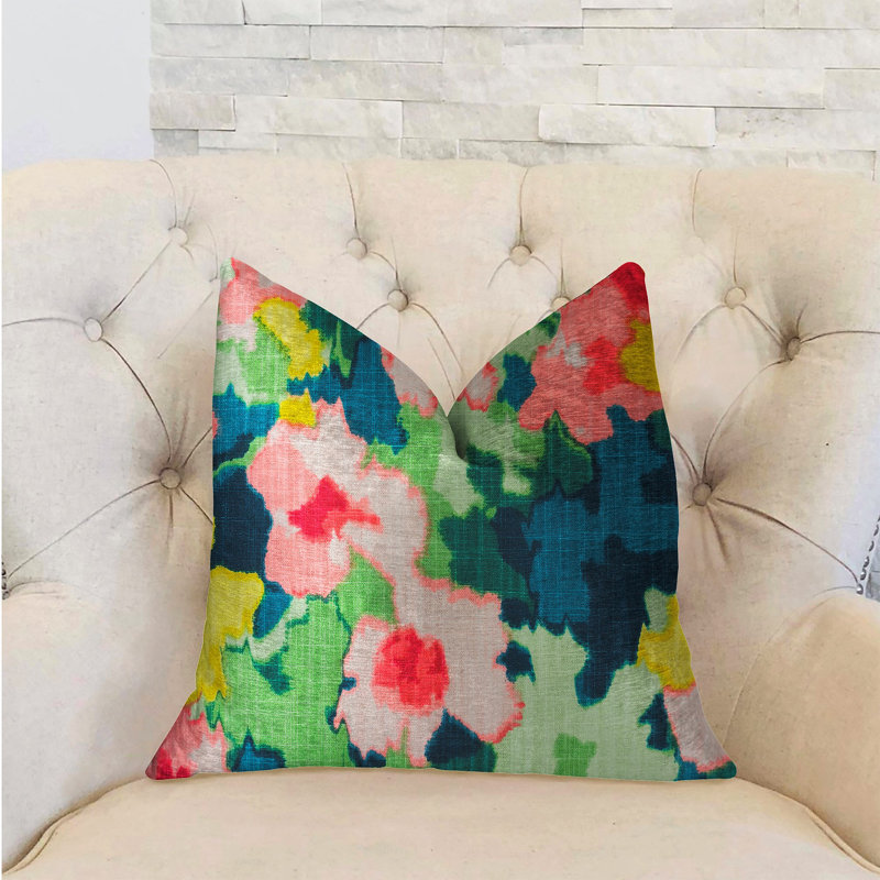 Oreiller floral Goddess Luxury, 20 po x 20 po, Coussin décoratif