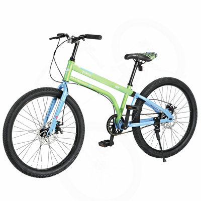 24 Inch Kids Bike for Girls & Boys Ages 10+, Single Speed Teen Bike with Dual Disc Brakes , Lightweight Steel Frame, Multiple Colors