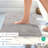 Soft Absorbent Chenille Bath Mat Rug with Anti-Skid Rubber Backing-114161763-114161772
