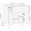 50cm W Bedside Table