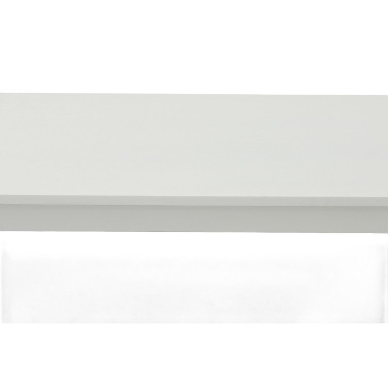 Brighton Rectangular Counter Table – Contemporary Style Spindle Legs Solid Wood Table, White