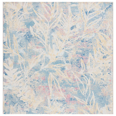 Tapis d'intérieur / extérieur à motif floral Barbados 500 Performance