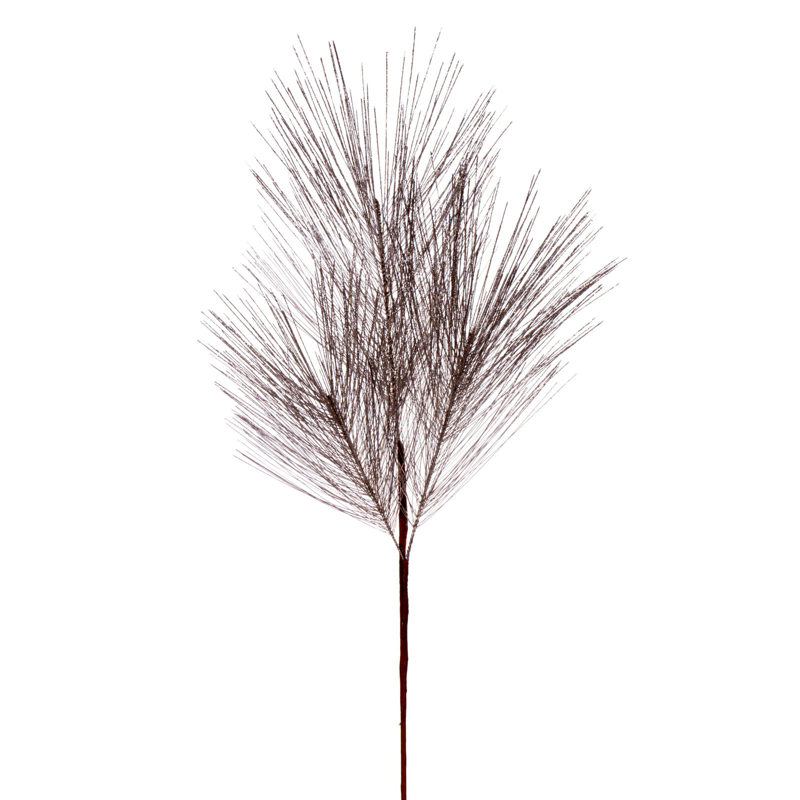 24" Metallic Pine Needle Spray, Champagne
