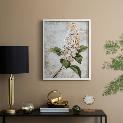Série FLORAL CCL - reproduction encadrée de qualité supérieure - prête à être accrochée - aucun clou requis