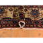 Tapis oriental noué à la main de couleur saumon corail 9 pi 10 po x 13 pi 7 po Mohajeren Sarouk de Dewsbury