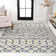 Keiaja Moroccan Beni Souk Cream/Navy Rug