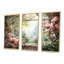 «Pink Blossoming Country Window Gaze II», art mural floral-1162769252-1162769251