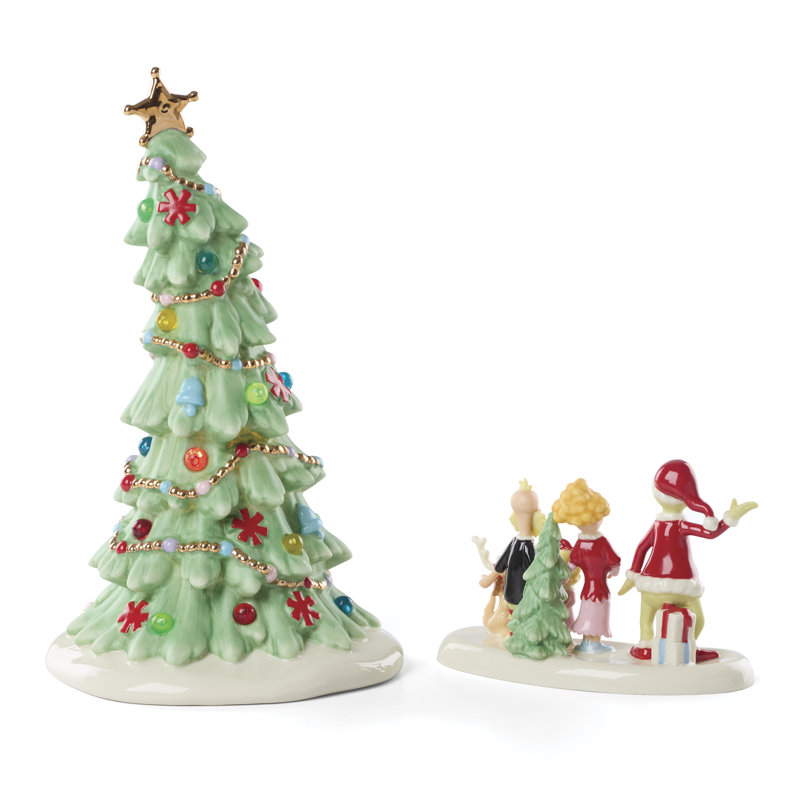 Lenox Who-Ville Light-Up Tree Figurine 2-Piece Set