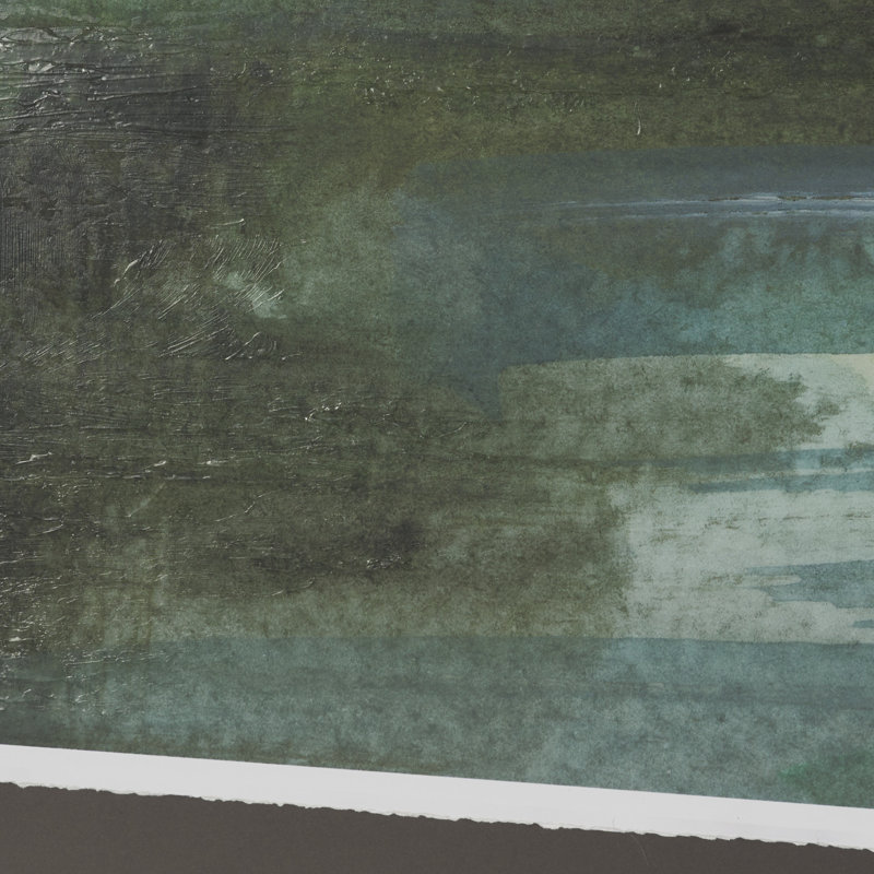 «Dusks Shadow By Studio», œuvre d'art encadrée à la main mate sous verre, Dusks Shadow, 61.5L x 1.6W x 41.5H