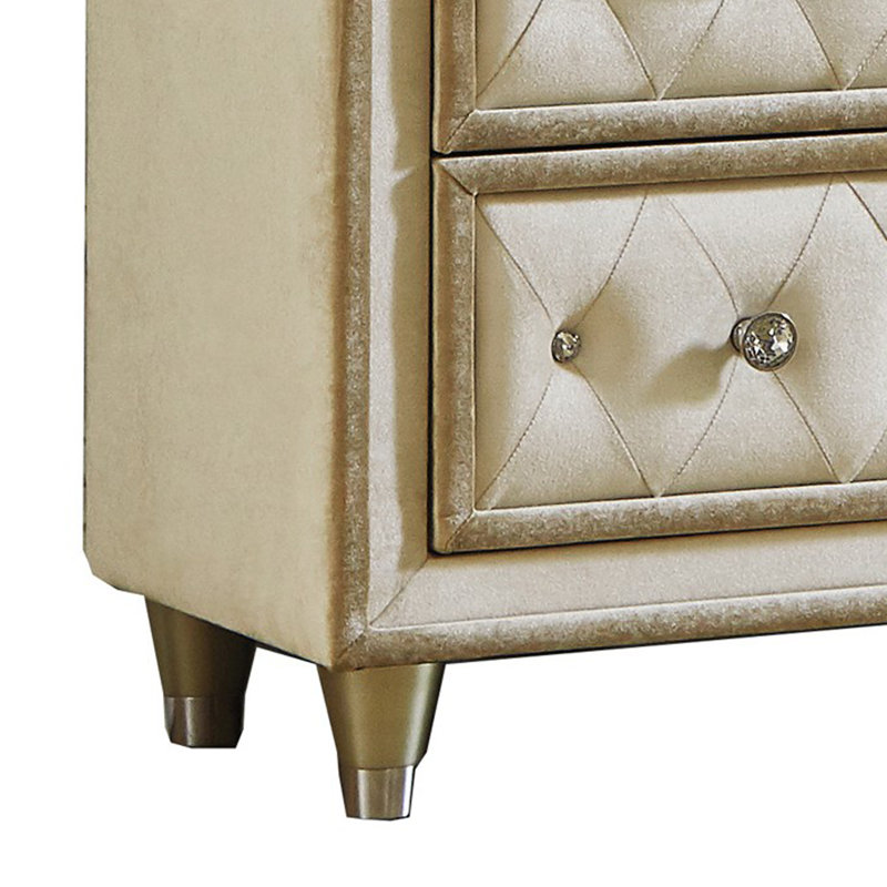 Commode à 5 tiroirs 40,25 po Malachi, Beige