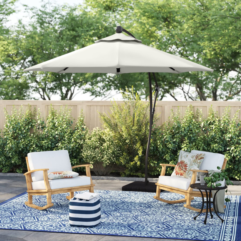 Parasol en porte-à-faux 9' Welwyn, Toile - Pacifica
