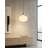 Collina 1-Light Dimmable Globe Glass Pendant-66203352