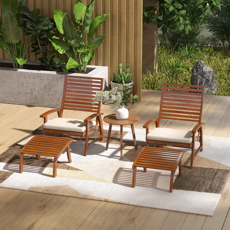 Canapé modulaire d'extérieur avec coussins 23 po Amoros