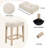 4-Piece Bar Table Set with Outlet & 3 Stools, Stylish Dining Table & Chairs-1513263794