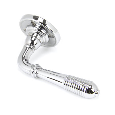 Reeded Lever on Rose Set - Unsprung
