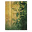 Feuillage vert vert et jaune, collage de feuilles V - décoration murale en bois de feuilles - sur bois de pin naturel-862468182