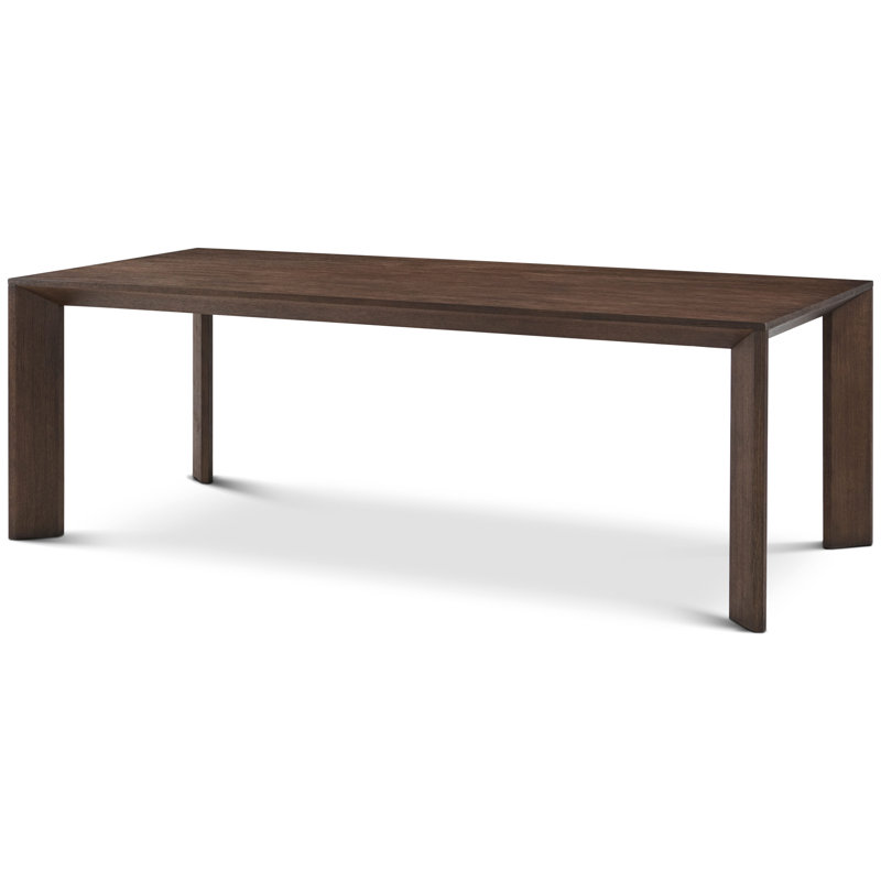 Lisbon Dining Table, Brown, 30" H x 86.61" L x 39.37" W
