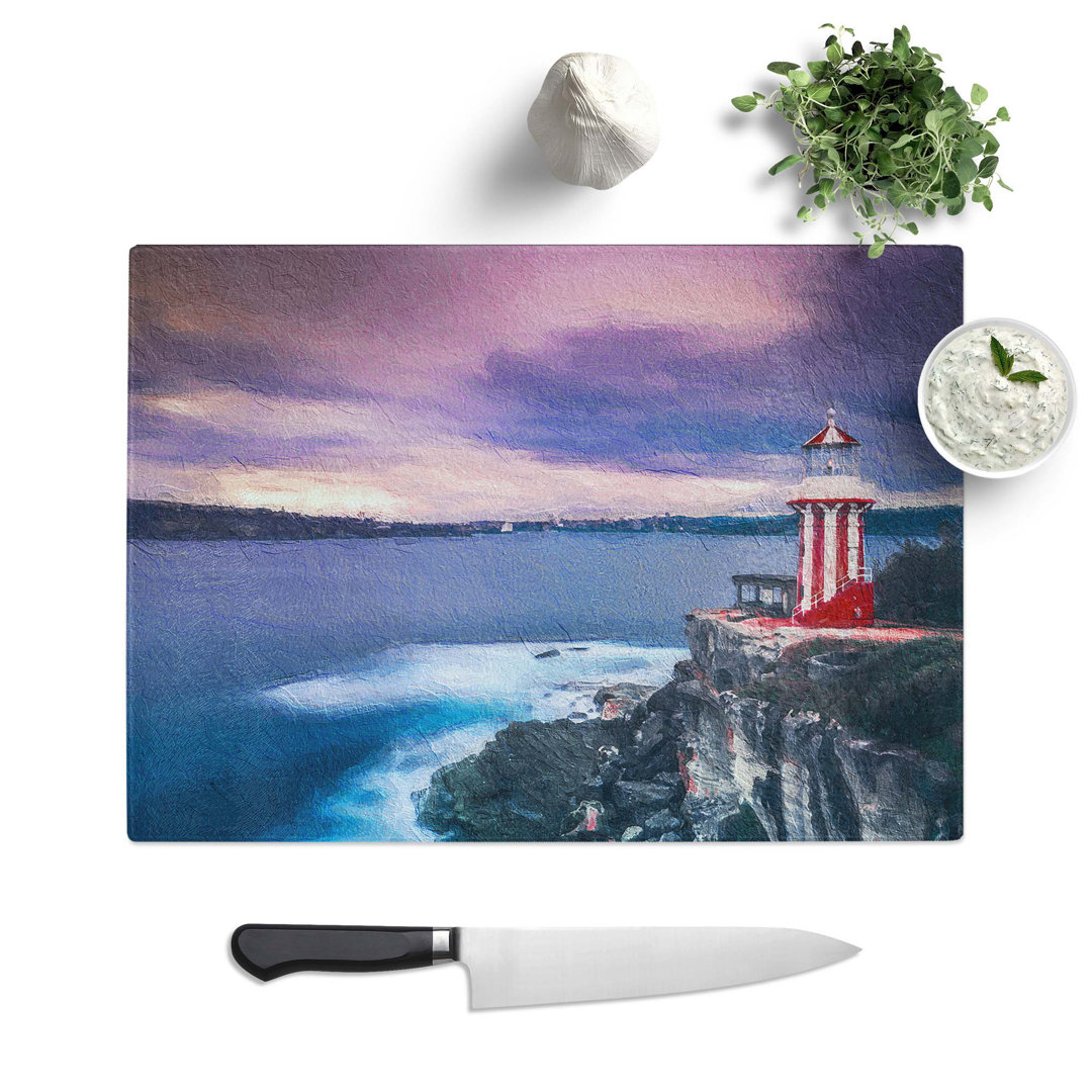Glass Lighthouse Overlooking Sydney Australia Chopping Board
