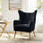 Avianna 29.25" Wide Tufted Velvet Wingback Chair-1947948688