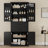 Storage Cabinet With Multi-Functional Storage Space, Doors With Storage Shelves, 2 Drawers, Adjustable Shelf, Black (Same Sku: N759P293426B)-423017500